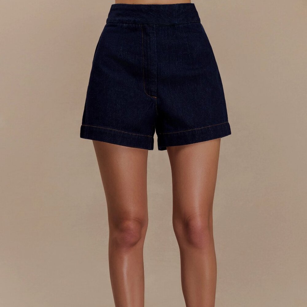 NWT Meshki Abel Denim Shorts